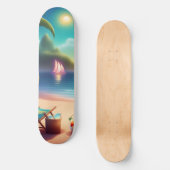 Beautiful beach persoonlijk skateboard (Voorkant)