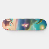 Beautiful beach persoonlijk skateboard (Horizontaal)