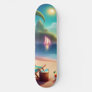 Beautiful beach persoonlijk skateboard