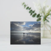 Beautiful beach scenery briefkaart (Staand voorkant)