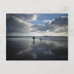 Beautiful beach scenery briefkaart