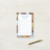 BEAUTIFUL BEACH SEASHELLS OM DE OPMERKINGEN VAN DE POST-IT® NOTES (Op bureau)