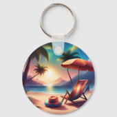 Beautiful beach sleutelhanger (Voorkant)