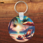 Beautiful beach sleutelhanger (Achterkant)