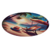 Beautiful beach snijplank (Hoek)