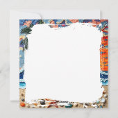 Beautiful Beachy Happy | Saying Hi Feestdagenkaart (Achterkant)