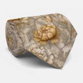 Beautiful Best Gifts For Men Peonies Flower Stropdas (Opgerold)