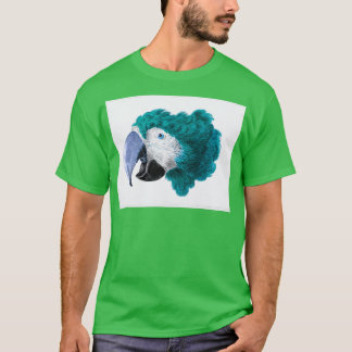 Beautiful bird green parrot t-shirt