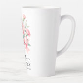 Beautiful Birth Mont Flower/January/Carnation Latte Mok (Rechts)