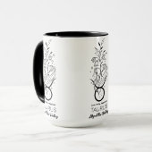 Beautiful Birth Month Flower/Zodiac Sign/Taurus Mok (Voorkant links)