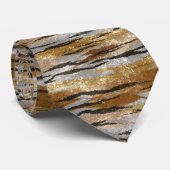Beautiful Birthday Gifts For Him Tiger Skin Stropdas (Opgerold)