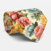 Beautiful Birthday Gifts For Husband Peonies Stropdas (Opgerold)