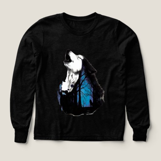 Beautiful Black and Blue bear T-Shirt (Voorkant)