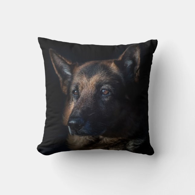 Beautiful Black and Tan German Shepherd Kussen (Voorkant)