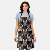 Beautiful Black Girl Angels Pattern Design -Dark Schort (Gedragen)