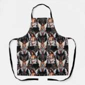 Beautiful Black Girl Angels Pattern Design -Dark Schort (Voorkant)