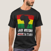 Beautiful Black History Month 247365 We Are All Hu T-shirt (Voorkant)