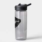 Beautiful Black Lipstick Kiss Isolated Gothic Waterfles (Links)