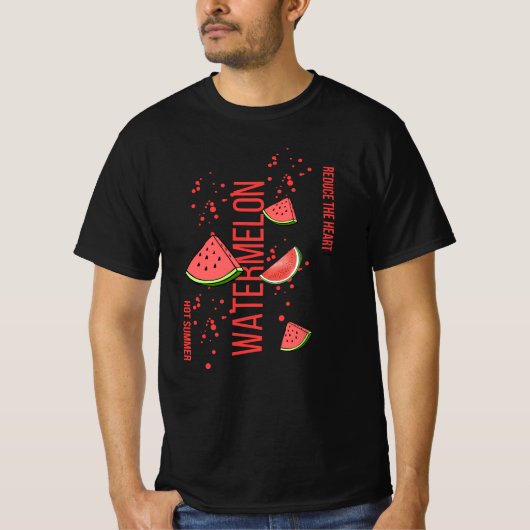 beautiful black watermelon streetwear shirt (Voorkant)