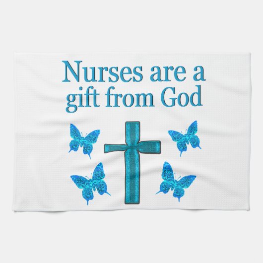 BEAUTIFUL BLESSED NURSE DESIGN THEEDOEK (Horizontaal)