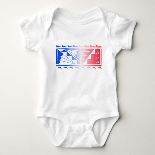 Beautiful Blessings - Red/Blue -  Romper (Voorkant)