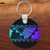 Beautiful Blessings - Teal/Purple -  Sleutelhanger (Voorkant)