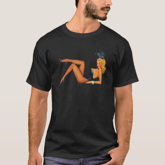 Beautiful Blonde Bunny In A Bikini Classic America T-shirt