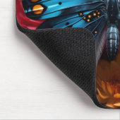 Beautiful Blue and Yellow Butterfly on Flowers  Muismat (Hoek)