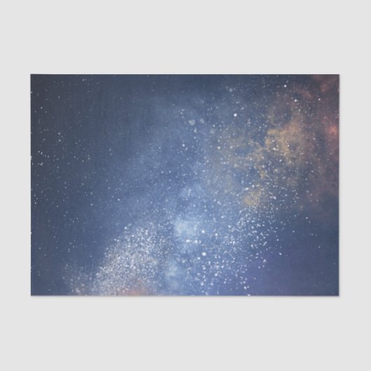 Beautiful Blue Outer Space Stars Milky Way Galaxy Tissuepapier (Voorkant)
