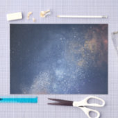 Beautiful Blue Outer Space Stars Milky Way Galaxy Tissuepapier (Craft)