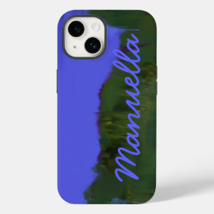 Beautiful Blue Personalized Case-Mate iPhone Case