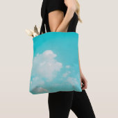 Beautiful blue sky and clouds with daylight natura tote bag (Dichtbij)