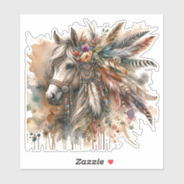 Beautiful Boho Horse  Sticker