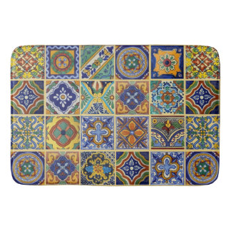 Beautiful Boho Talavera Tiles Badmat