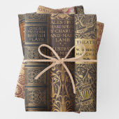 Beautiful Book Spines (Antique & Art Nouveau) Inpakpapier Vel (In situ)