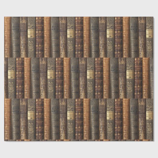 Beautiful Book Spines (Theatre) Cadeaupapier (Vlak)