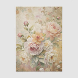 Beautiful Boquet of Pastel Flowers Background Tissuepapier
