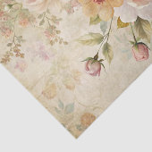 Beautiful Boquet of Pastel Flowers Background Tissuepapier (Detail)