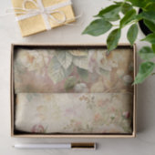 Beautiful Boquet of Pastel Flowers Background Tissuepapier (Geschenk)