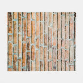 Beautiful brick wall Old classicabstract, architec Fleece Deken (Voorkant (Horizontaal))