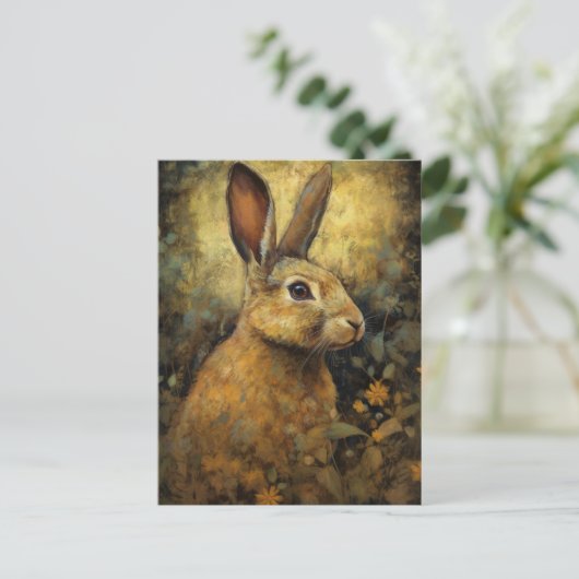 Beautiful Brown Rabbit Briefkaart (Staand voorkant)