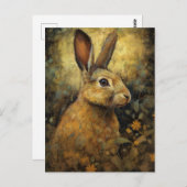 Beautiful Brown Rabbit Briefkaart (Voorkant / Achterkant)