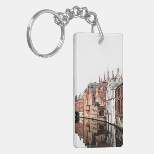 Beautiful Bruges. Acryl Sleutelhanger (Voorkant Links)