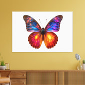 Beautiful Butterfly Art Canvas Afdruk (Insitu (Woonkamer))