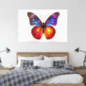 Beautiful Butterfly Art Canvas Afdruk (Insitu (Slaapkamer))
