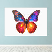 Beautiful Butterfly Art Canvas Afdruk (Insitu (Houten vloer))