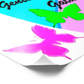 BEAUTIFUL BUTTERFLY GALATIANS 5 FOTO AFDRUK (Hoek)