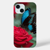 Beautiful Butterfly Red Rose - Case-Mate iPhone Case (Achterkant)