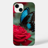 Beautiful Butterfly Red Roses - Stunning Case-Mate iPhone Case (Achterkant)