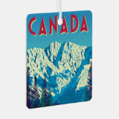 Beautiful Canadian Mountains Ornament (Voorkant Rechts)
